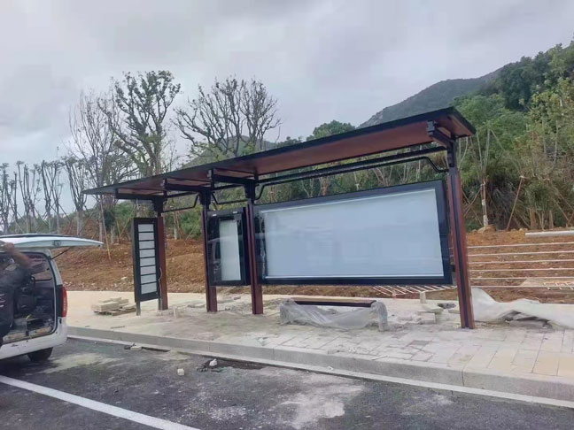 候車(che)亭昰(shi)實物(wù)圖